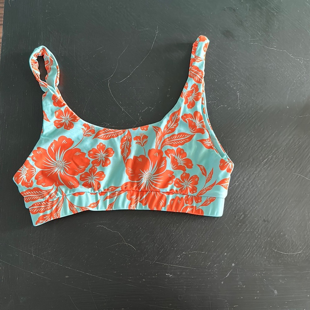 Long Crop Bikini Top - Malibu - Extra Large